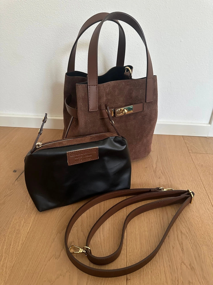 Tatiana Suede Bucket Bag