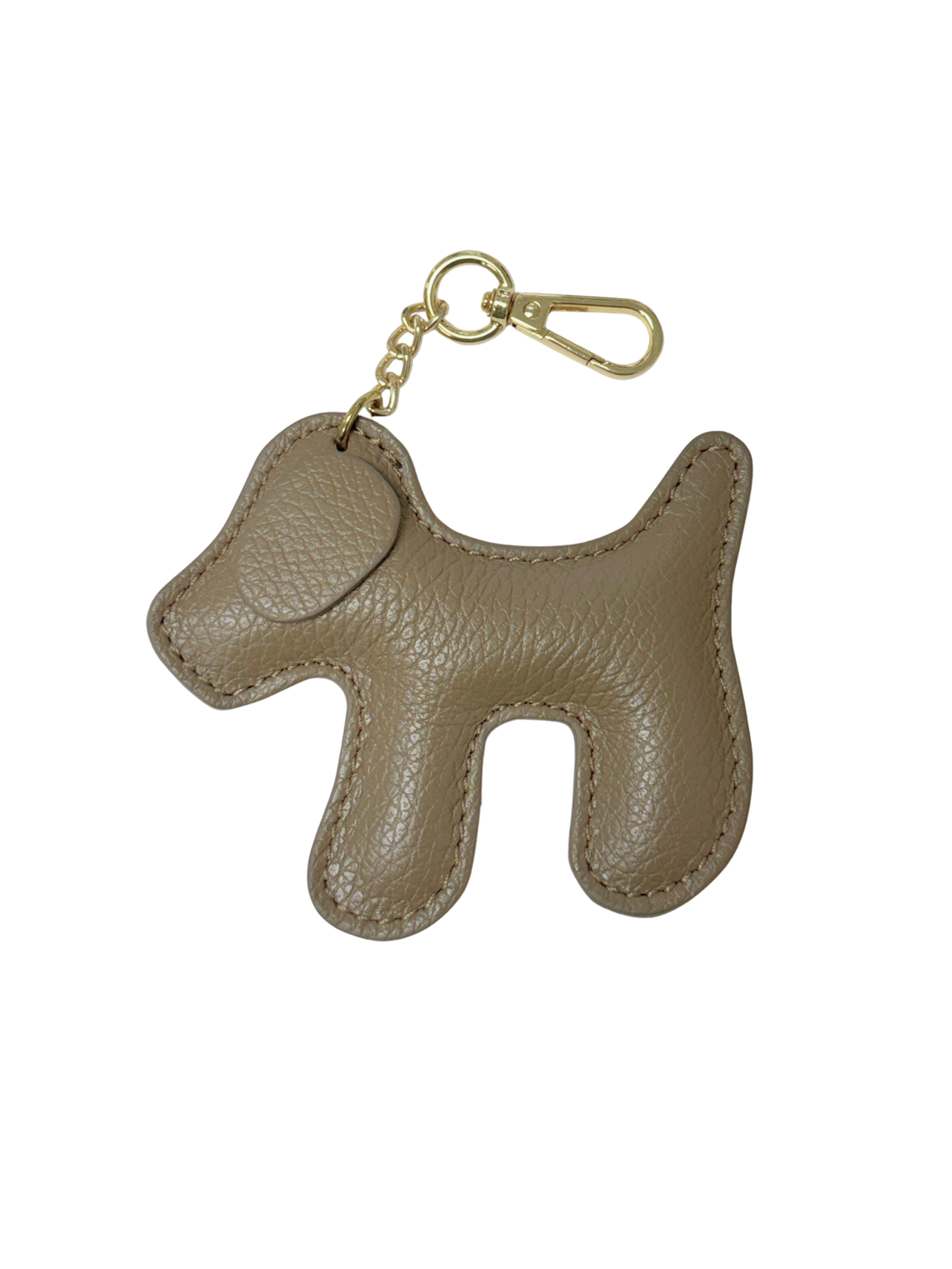 Dog Leather Keychain