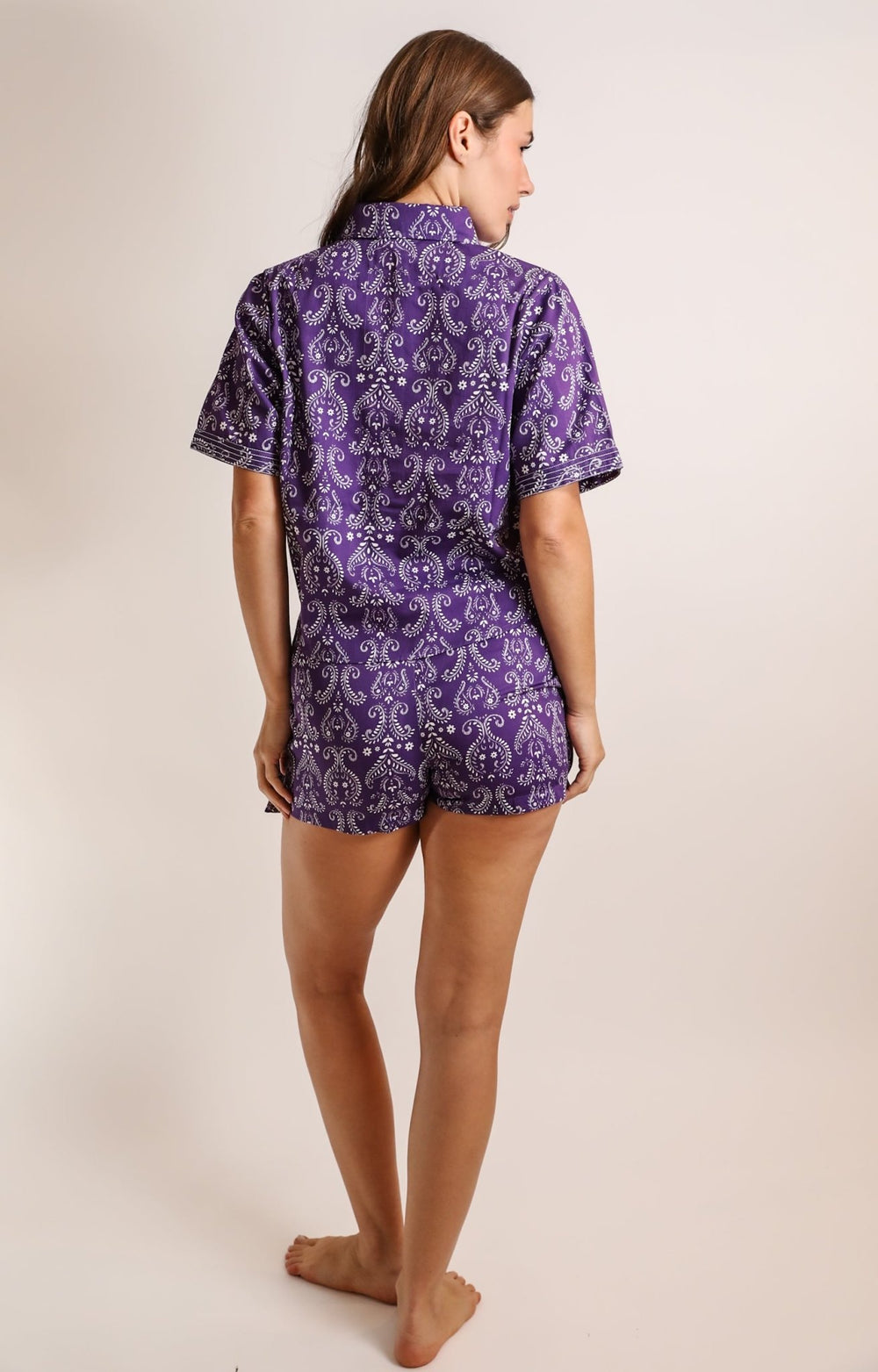 Never A Wallflower Orchid Skort - Capri by Sunset & Co.