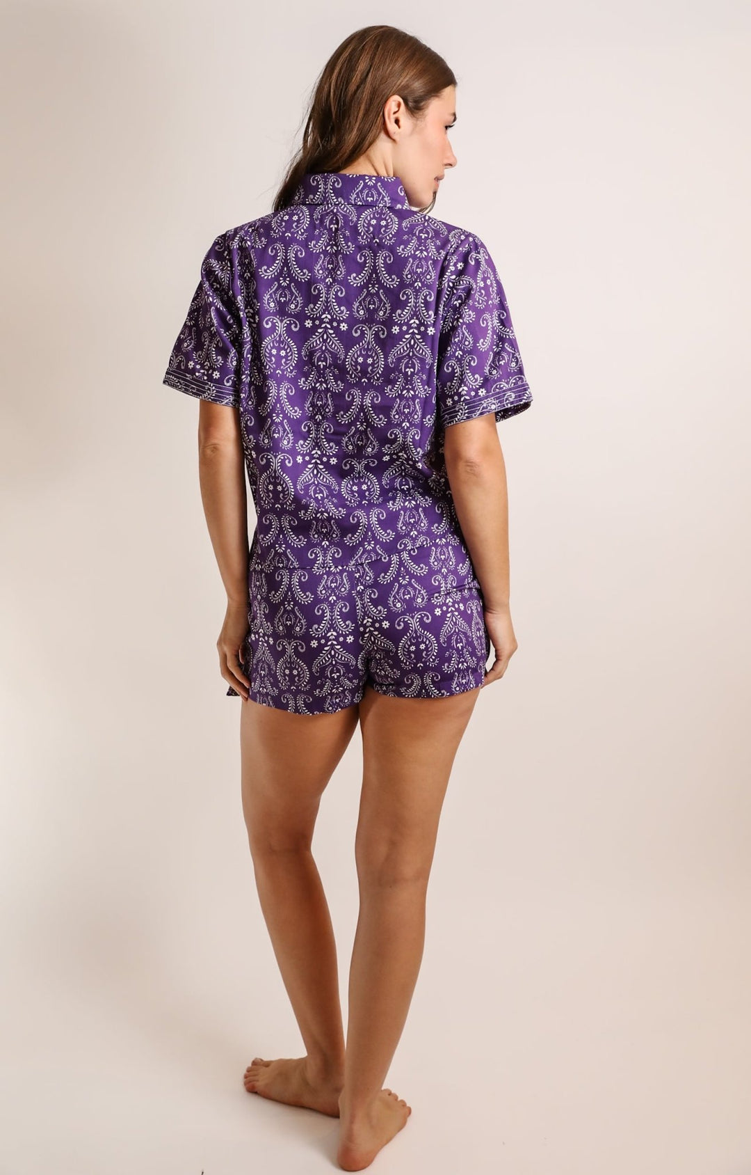 Never A Wallflower Orchid Skort - Capri by Sunset & Co.