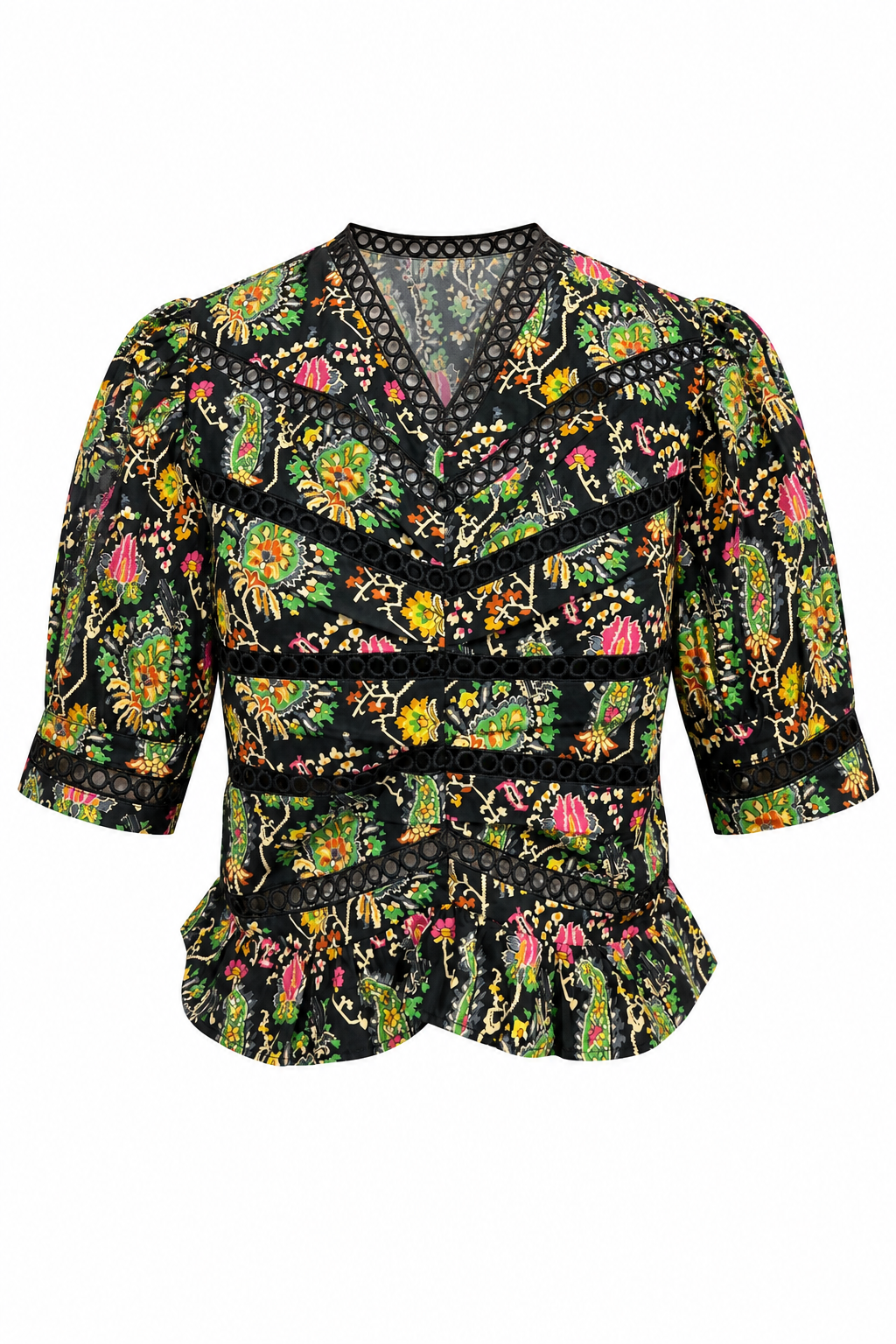 Never A Wallflower Embroidered Top