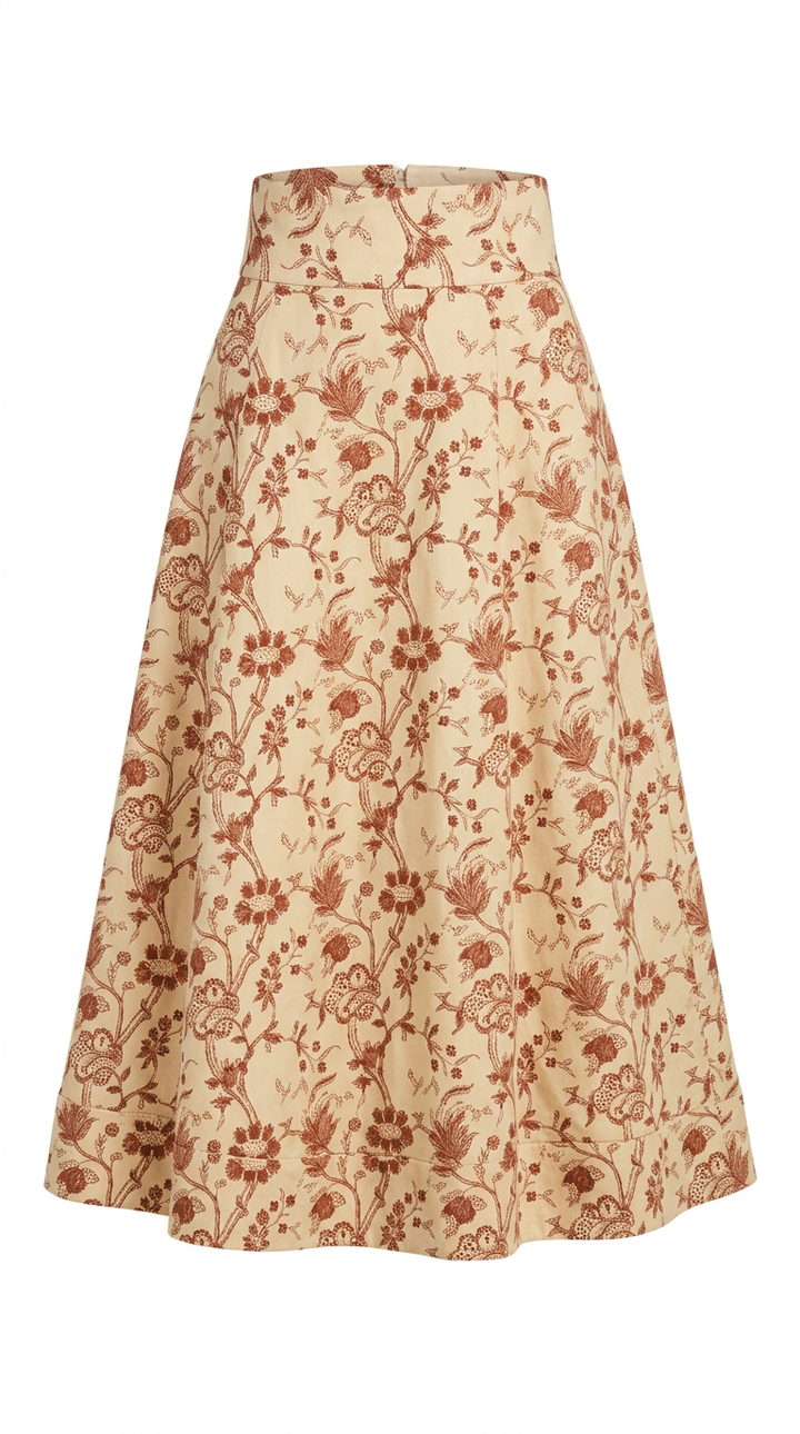 Never A Wallflower Circle Skirt