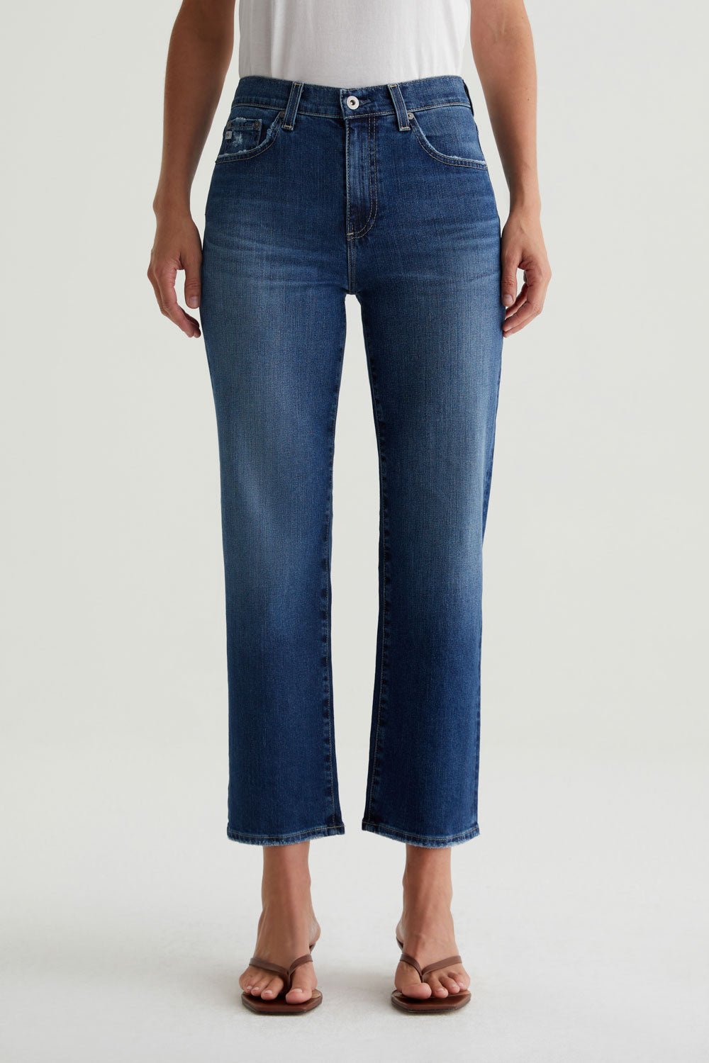 AG Jeans Brinley Straight Leg Crop Jeans - Capri by Sunset & Co.