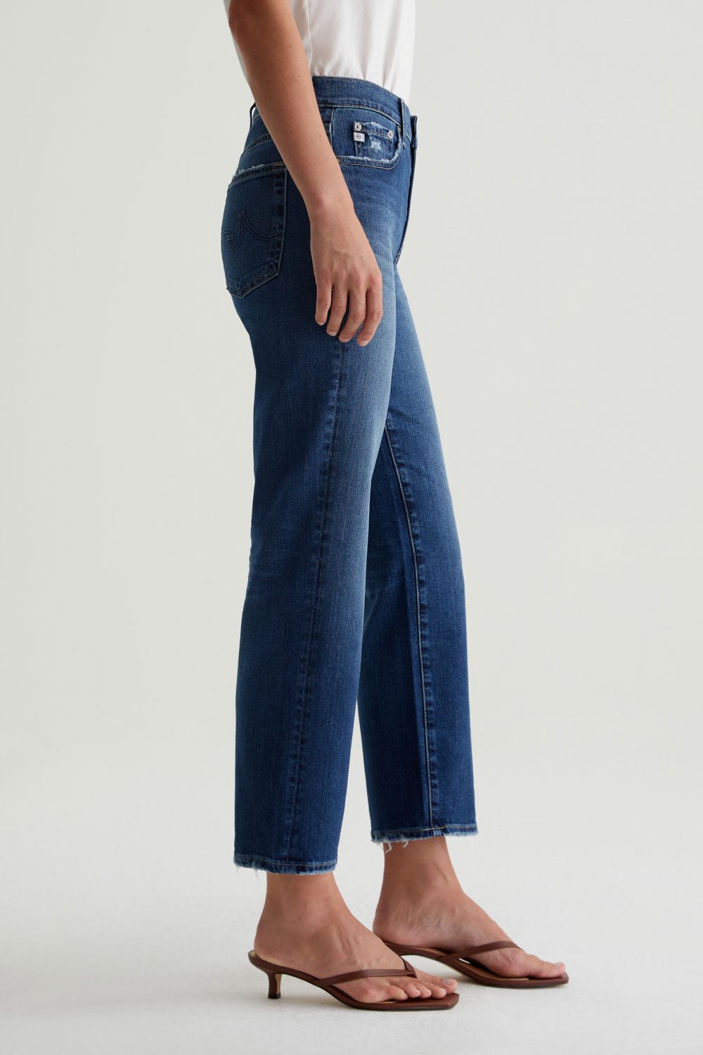 AG Jeans Brinley Straight Leg Crop Jeans - Capri by Sunset & Co.