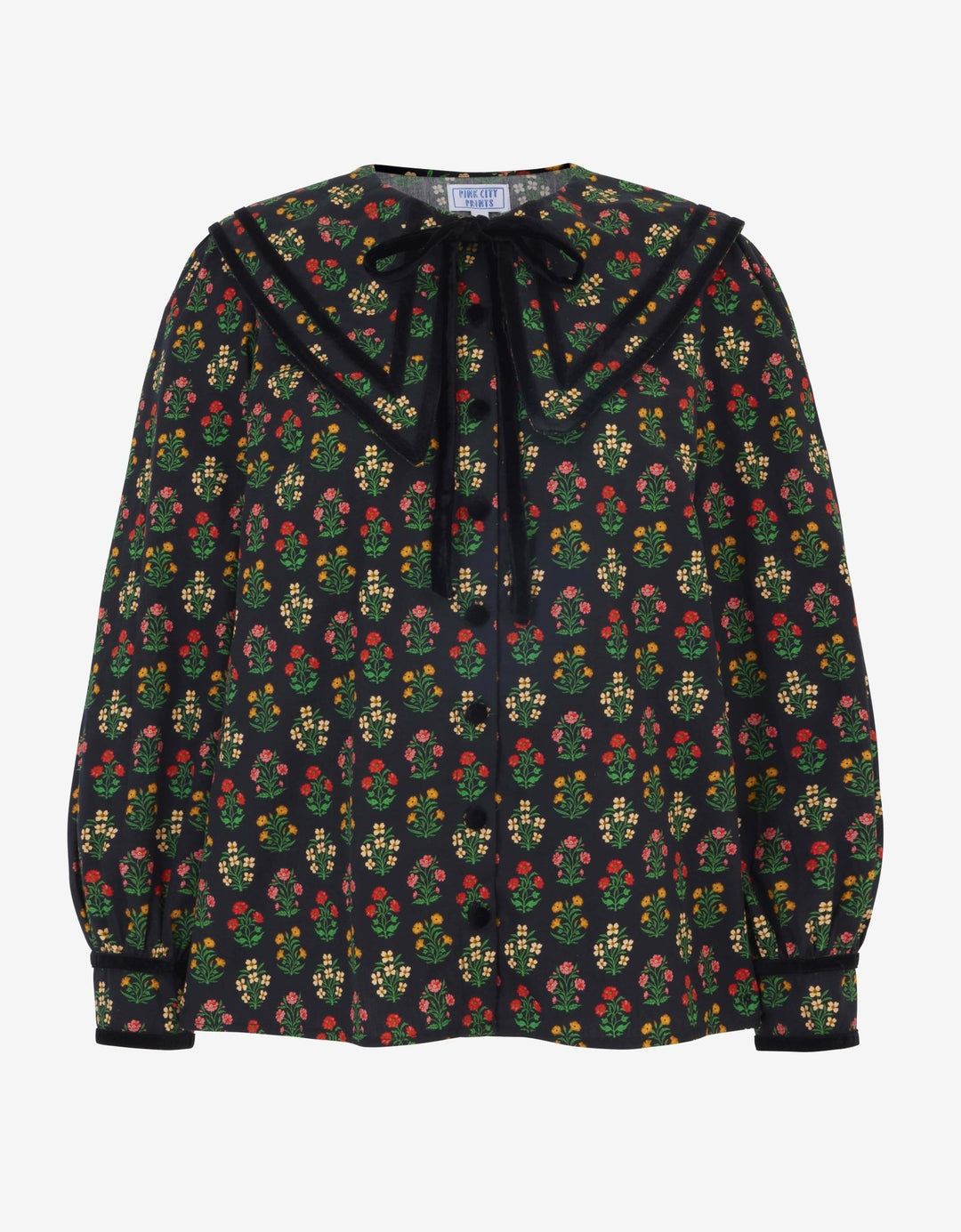 Pink City Prints Cleo Blouse - Capri by Sunset & Co.