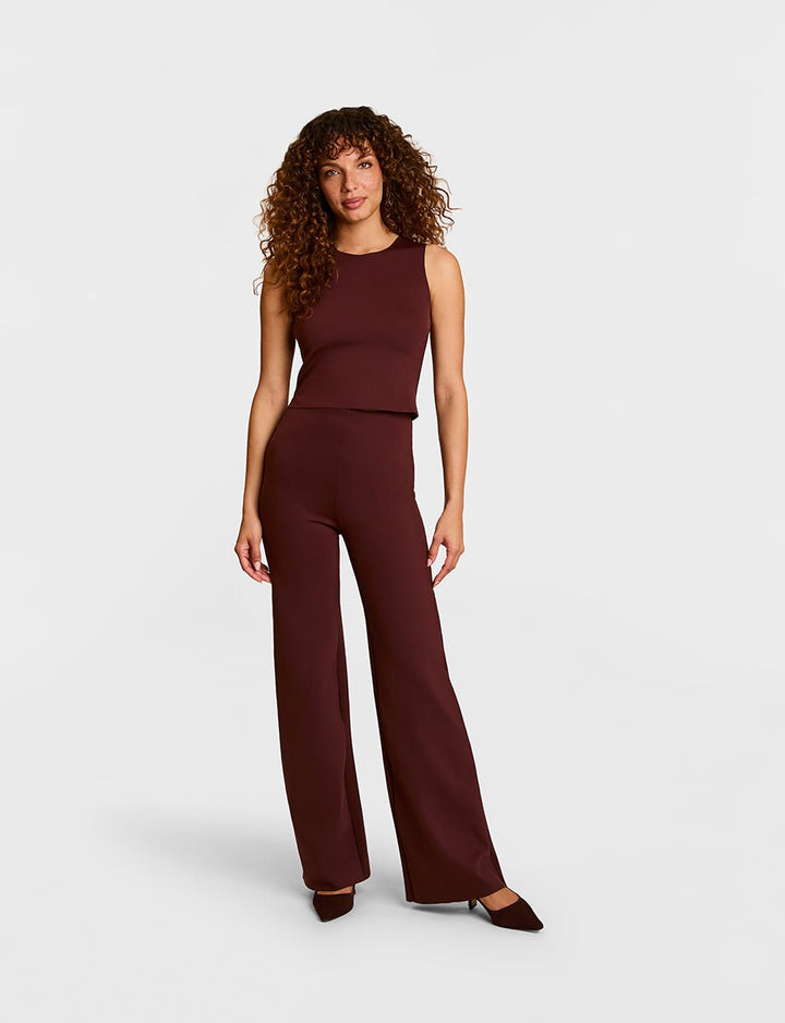 Commando Neoprene Wide Leg Pant - Capri by Sunset & Co.