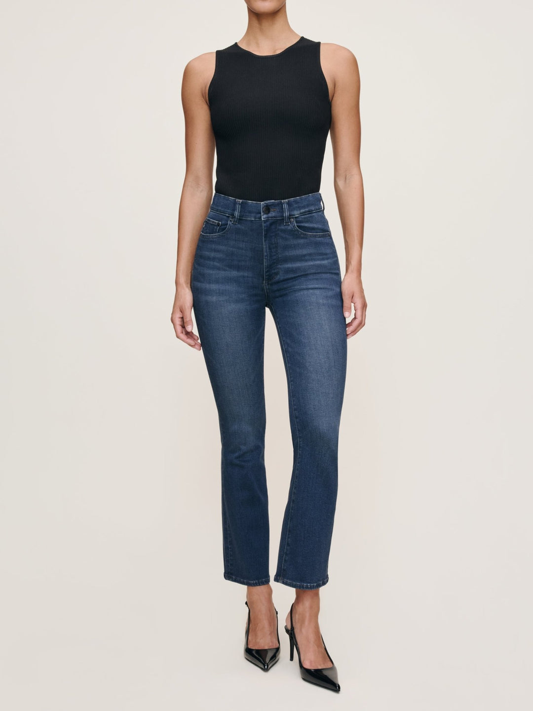 DL1961 Bridget Boot High Rise Instasculpt Crop - Capri by Sunset & Co.