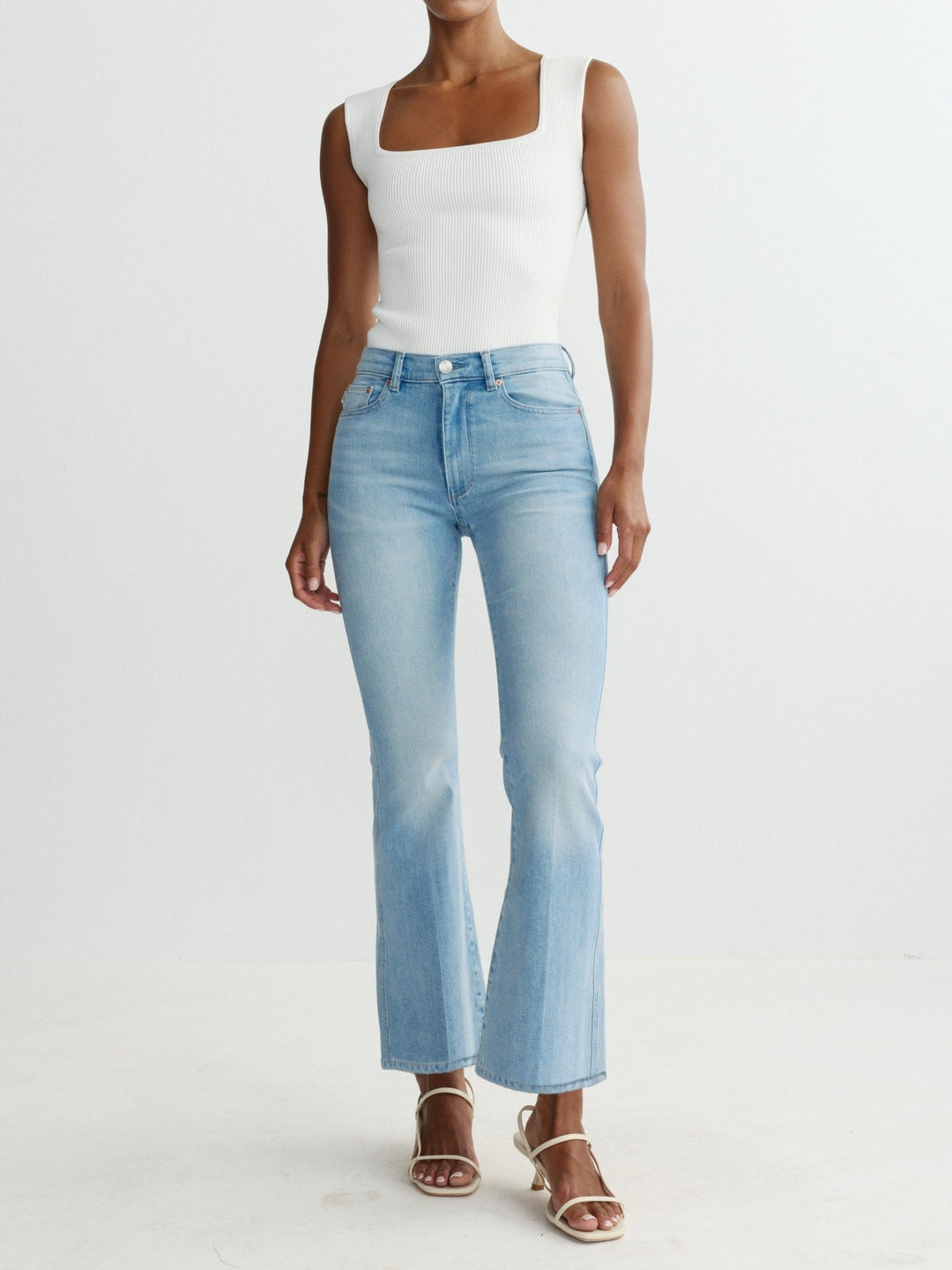 DL1961 Bridget Boot High Rise Instasculpt Crop - Capri by Sunset & Co.