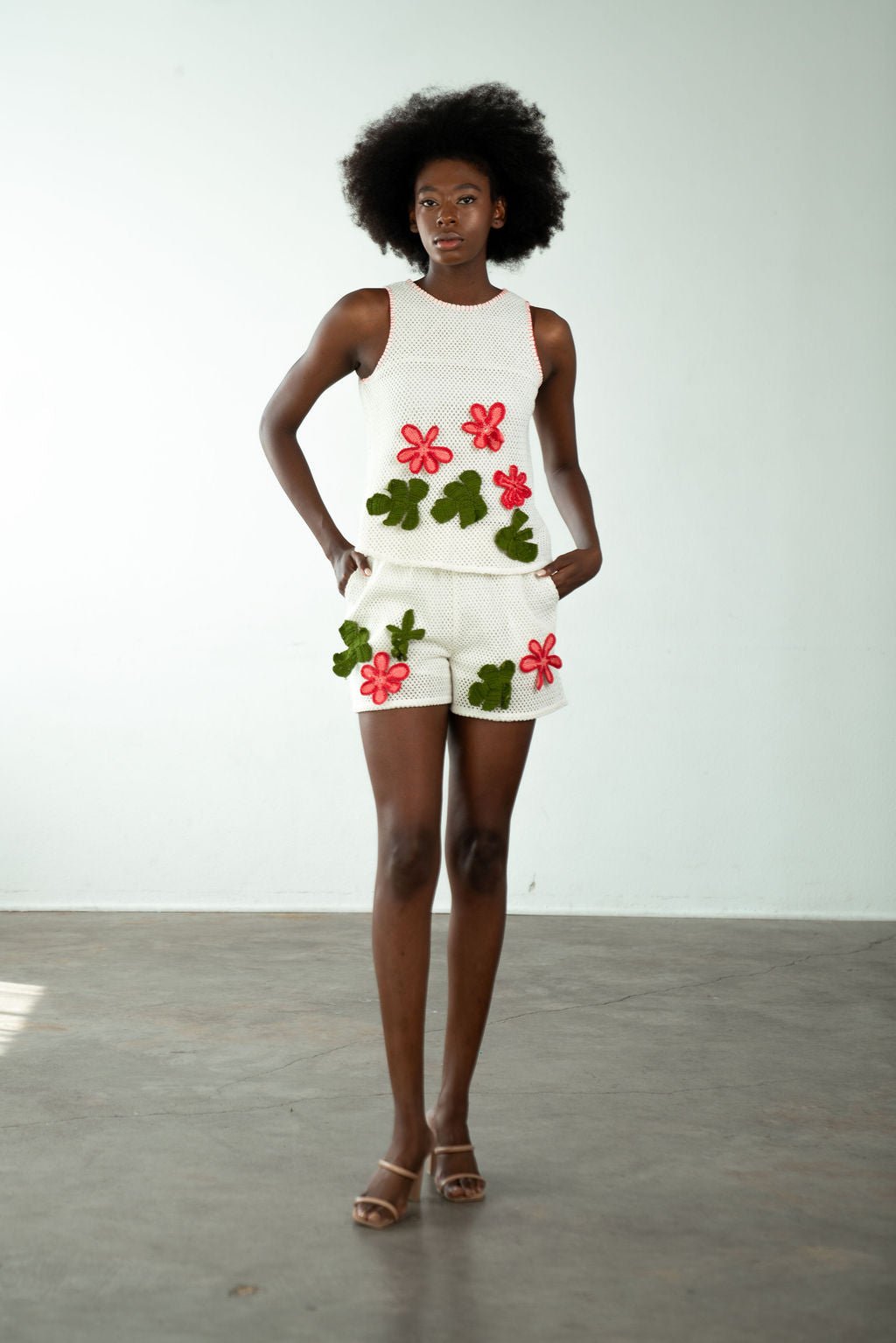 Never A Wallflower Baja Crochet Top - Capri by Sunset & Co.