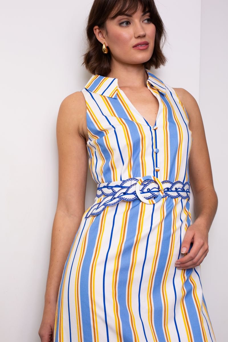 Anna Cate Jill Midi Dress - Capri by Sunset & Co.