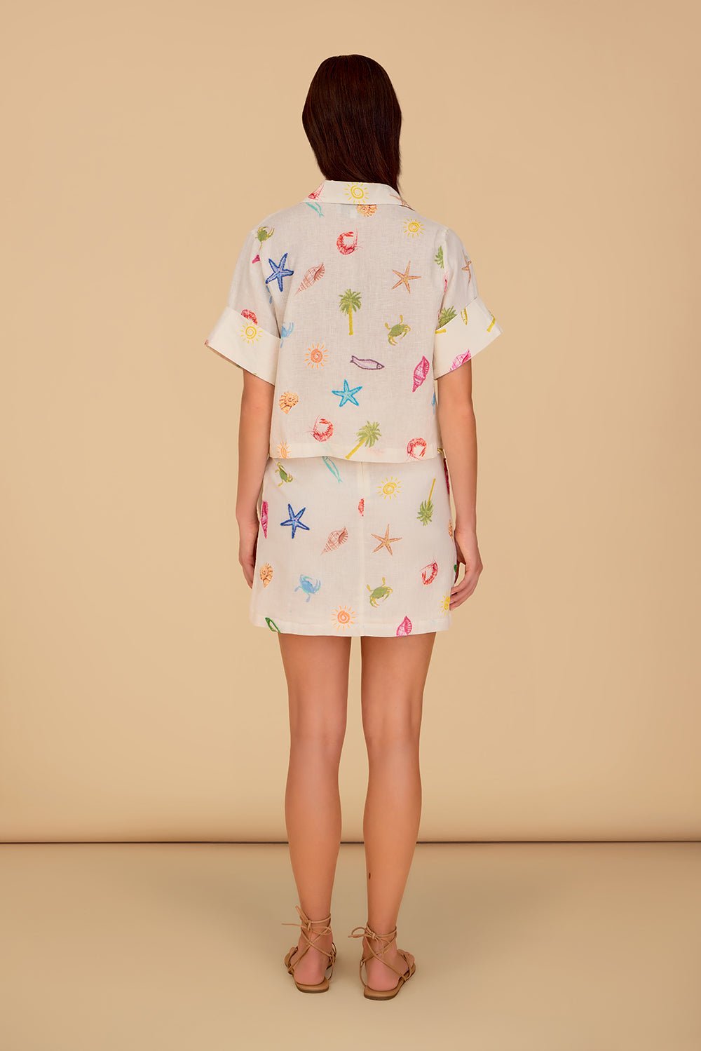 Olivia by Livro Isla Wrap Skirt - Capri by Sunset & Co.