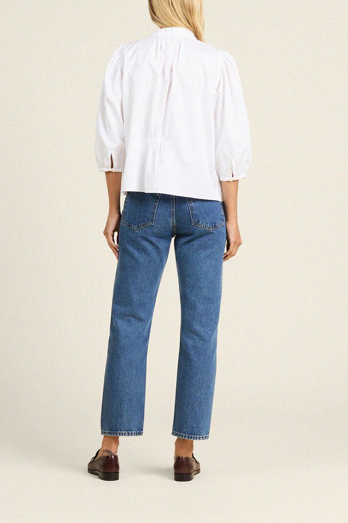 Trovata Orly Blouse - Capri by Sunset & Co.