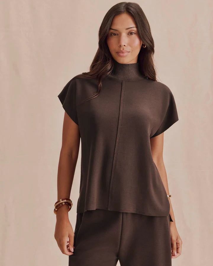 Splendid Mockneck Pullover