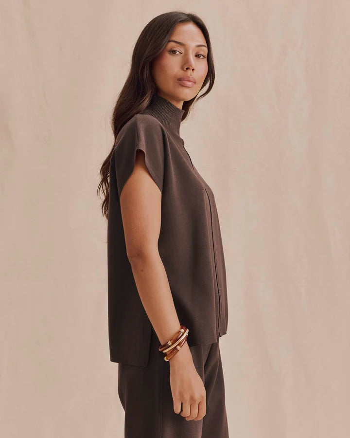 Splendid Mockneck Pullover