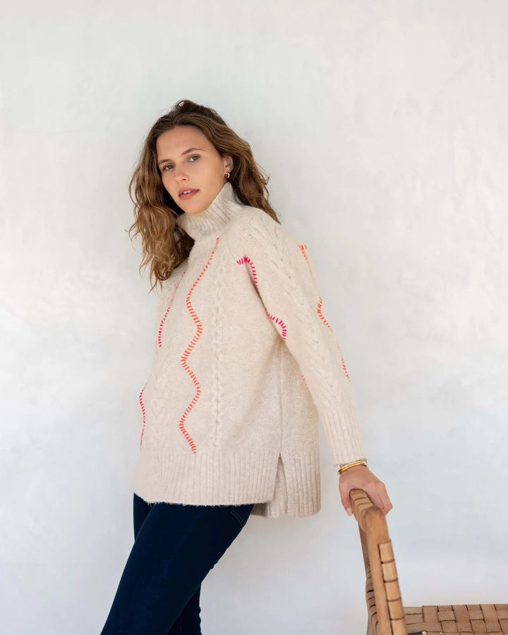 MERSEA Alpine Turtleneck Sweater - Capri by Sunset & Co.