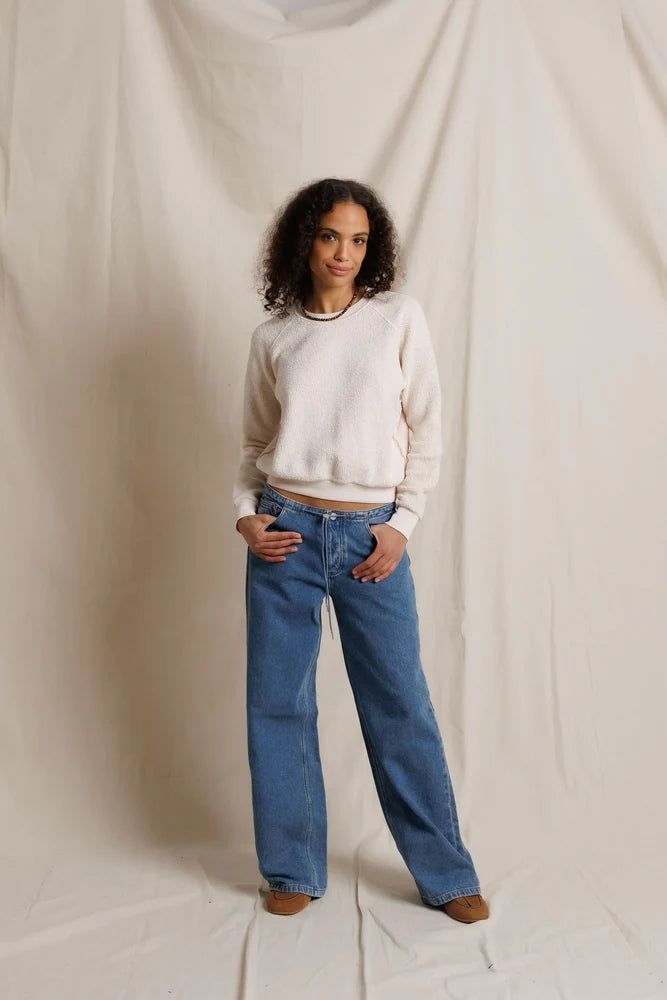 PerfectWhiteTee Ziggy Crew Neck Sweatshirt