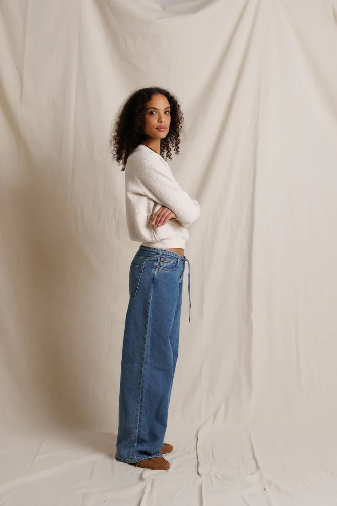 PerfectWhiteTee Ziggy Crew Neck Sweatshirt