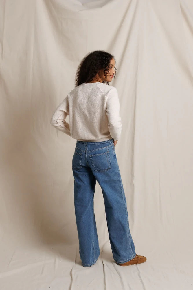 PerfectWhiteTee Ziggy Crew Neck Sweatshirt