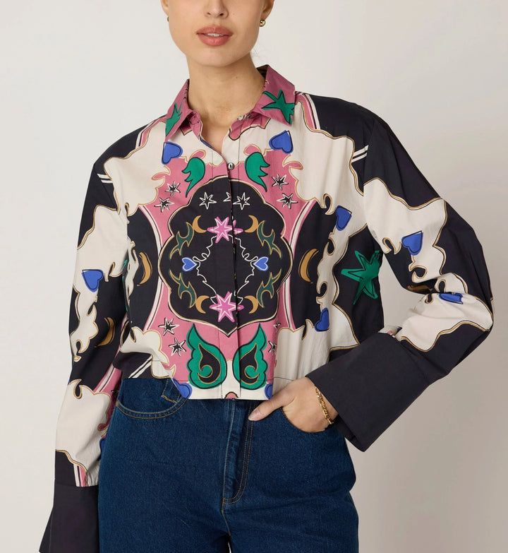 Cleobella Zoya Blouse - Capri by Sunset & Co.