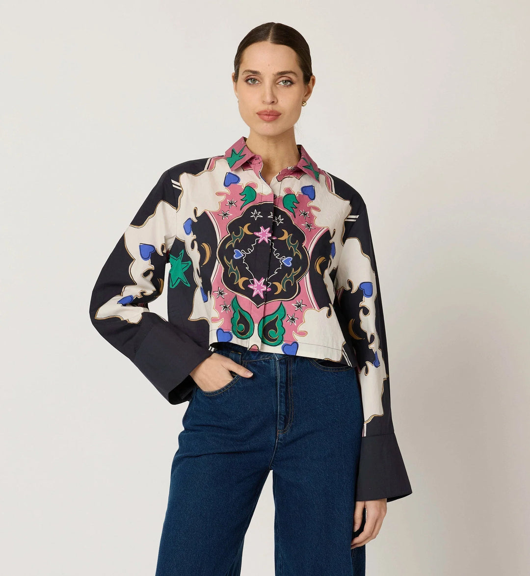Cleobella Zoya Blouse - Capri by Sunset & Co.