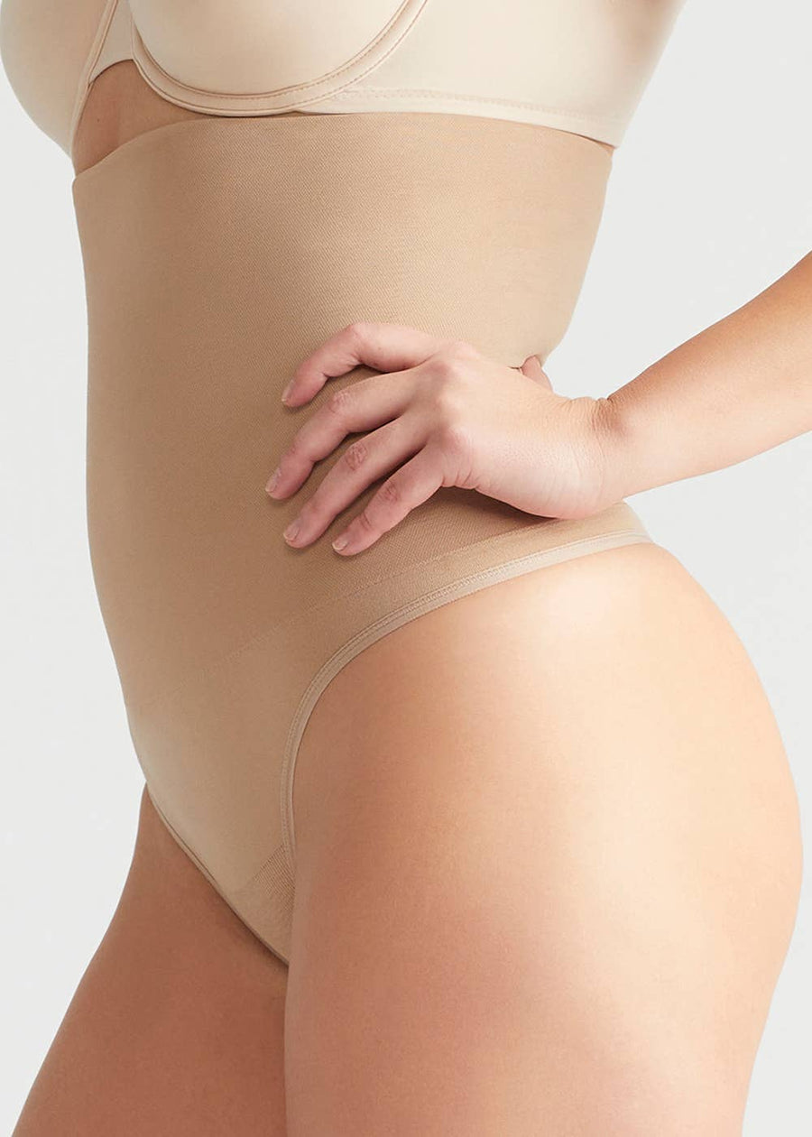 Ymmie Seamless Solutions High Waist Shaping Thong