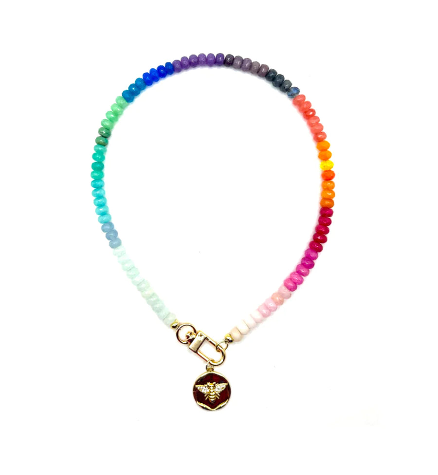 Capri by Sunset Bee's Knees Beaded Necklace