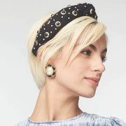Lele Sadoughi Midnight Pearl Eva Button Earrings